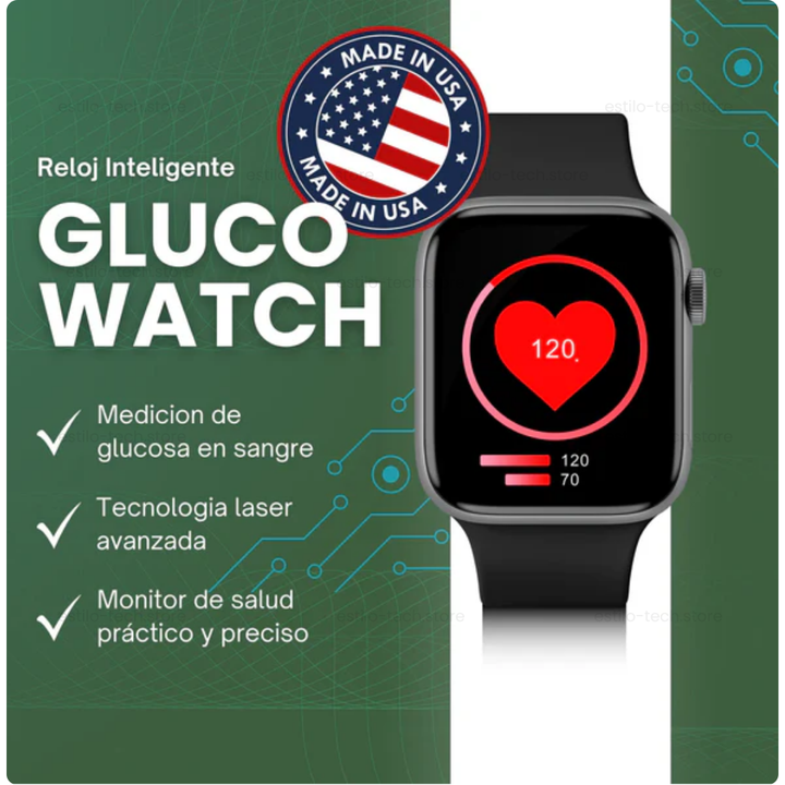 GLUCOWATCH INTELIGENTE 50% DESCUENTO 🎁 - ENVÍO GRATIS